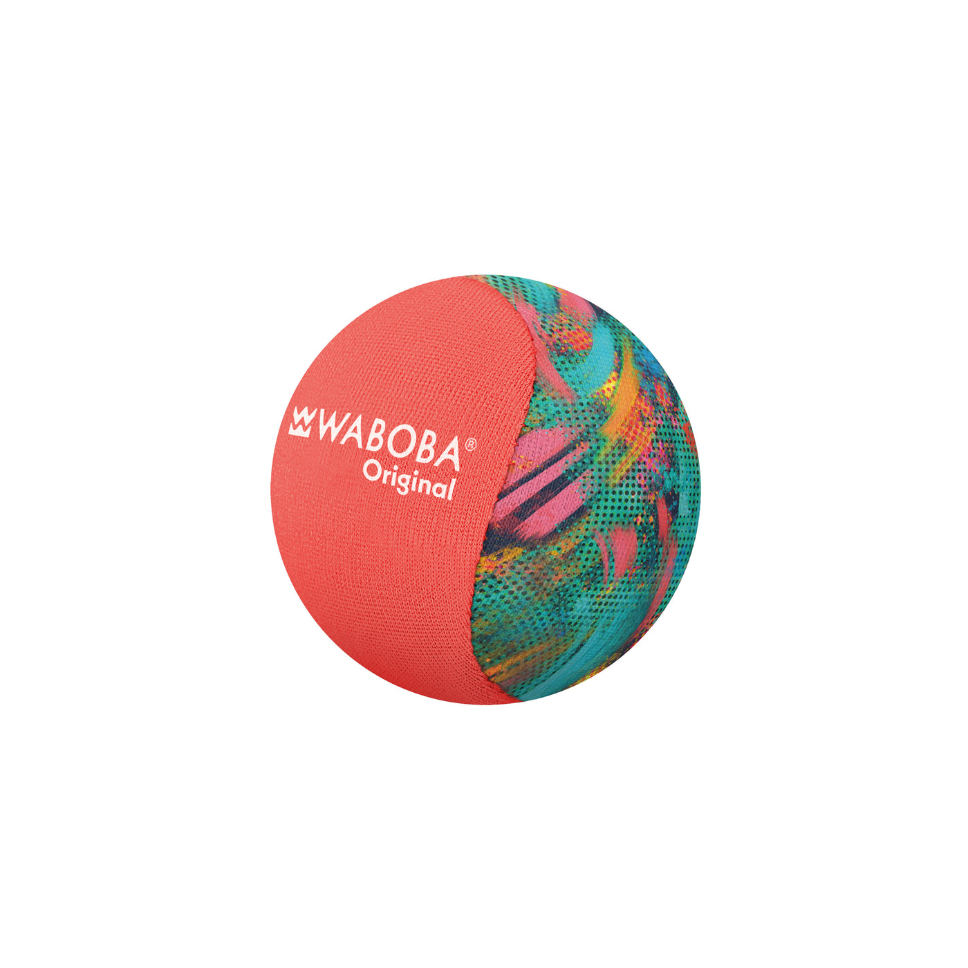 Waboba Original water-bouncing ball in the Neon Abstract design.