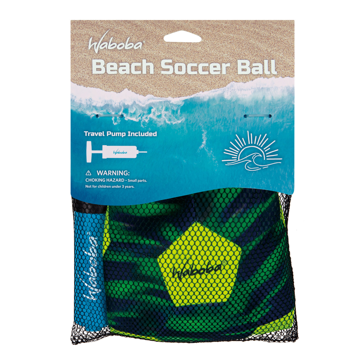 Beach Soccer Ball + Pump