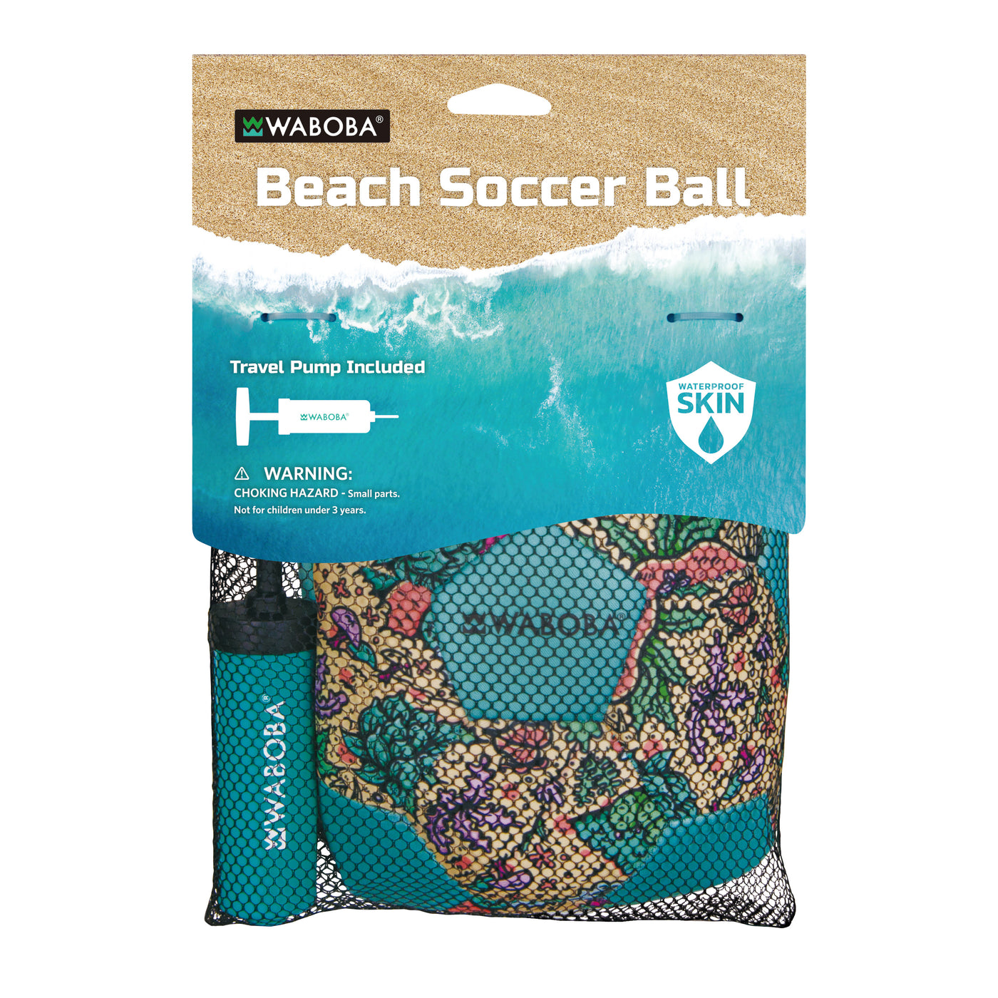 Beach Soccer Ball + Pump